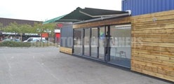 Container awning