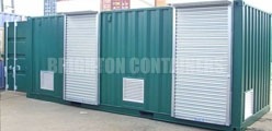 Container roller shutter door