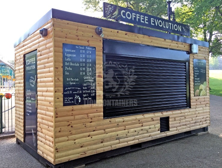 Cladded Ice Cream Catering Container Case Study - Brighton Containers case study