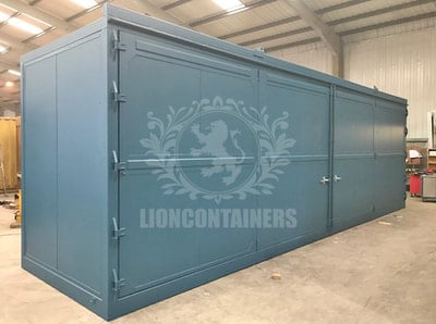 32ft Custom Built Bunded IBC Chemical Storage Container Case Study - Brighton Containers case study